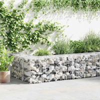 Schanskorfmuur met deksels 900x30x50 cm gegalvaniseerd staal