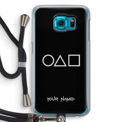 Squid Game: Samsung Galaxy S6 Transparant Hoesje met koord