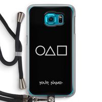 Squid Game: Samsung Galaxy S6 Transparant Hoesje met koord