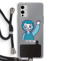 Zwaai: OnePlus 9 Transparant Hoesje met koord