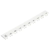 Wieland Electric 04.848.0453.0 Opschriftstroken Wit 25 stuk(s)
