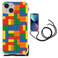 iPhone 14 Plus Doorzichtige Silicone Hoesje Blokken