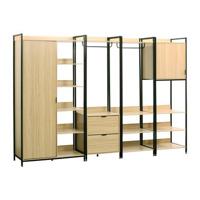 sweeek - Modulaire kledingkast met 4 elementen sweeek - Modulaire kledingkast met 4 elementen