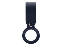 Xccess Xccess PU Leather Airtag Loop Dark Blue