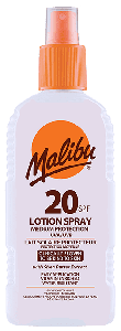 Malibu MALIBU 200ML SPF 20 LOTION SPRAY