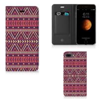 Apple iPhone 7 Plus | 8 Plus | Hoesje met Magneet | Aztec Paars