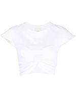 ISABEL MARANT t-shirt crop à manches courtes - Blanc - thumbnail