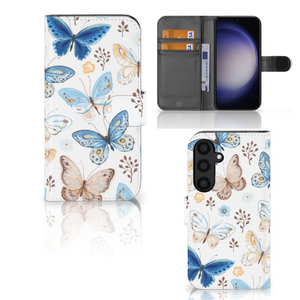 Telefoonhoesje met Pasjes voor Samsung Galaxy S24 Vlinder