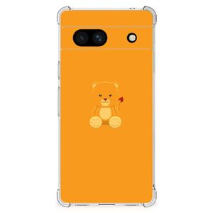 Google Pixel 7A Stevig Bumper Hoesje Baby Beer