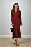 Self Portrait jurk AW25-008MA-BU burgundy