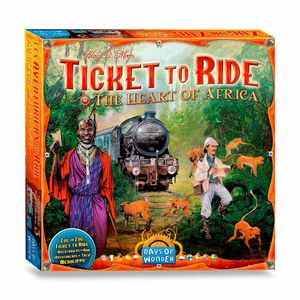 Days of Wonder Ticket To Ride Map Collection: The Heart of Africa Bordspel Familie