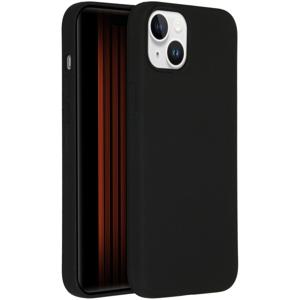 Accezz Liquid Silicone Backcover met MagSafe iPhone 15 Plus Telefoonhoesje Zwart