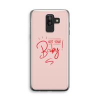 Not Your Baby: Samsung Galaxy J8 (2018) Transparant Hoesje