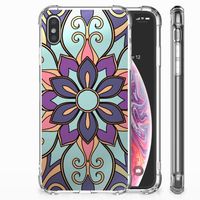 Apple iPhone Xs Max Case Purple Flower