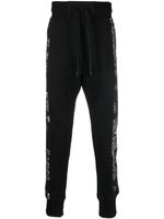 Versace Jeans Couture pantalon de jogging en coton à imprimé baroque - Noir - thumbnail