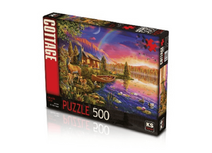 Lakeside Cabin legpuzzel 500 stukjes