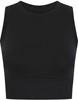Tombo TL332 Ladies´ Cropped Tank - Black - XS/S Tombo TL332 Ladies´ Cropped Tank - Black - XS/S