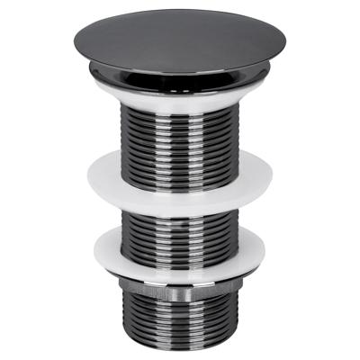 Differnz afvoerplug always open | L | gun metal | 72mm