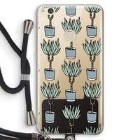 Boompje: Huawei Ascend P8 Lite (2017) Transparant Hoesje met koord