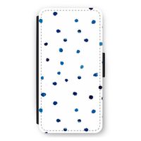 Blauwe stippen: iPhone 11 Flip Hoesje