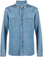 TOM FORD chemise en jean à manches longues - Bleu