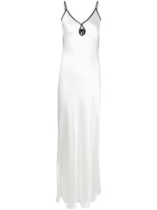 BEC + BRIDGE robe Cedar City à fini satiné - Blanc