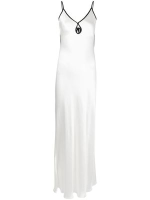 BEC + BRIDGE robe Cedar City à fini satiné - Blanc