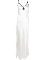 BEC + BRIDGE robe Cedar City à fini satiné - Blanc