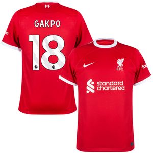 Liverpool FC Shirt Thuis 2023-2024 + Gakpo 18