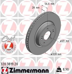 Remschijf COAT Z 320381920