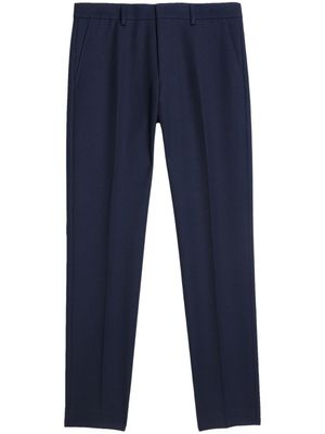 AMI Paris pantalon court à taille élastiquée - Bleu