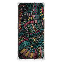 OPPO Reno8 T 5G Doorzichtige Silicone Hoesje Aztec - thumbnail