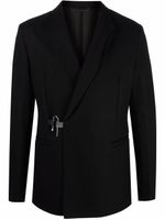 Givenchy blazer à détail de cadenas - Noir