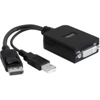 DeLOCK adapter displayport > dvi-i (zwart, + usb (23cm), actief)