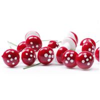 20 stuks kunstmatige mini Foam paddestoel miniatuur tuin decoraties (rood)