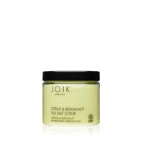 Joik Citrus & bergamot sea salt scrub organic vegan