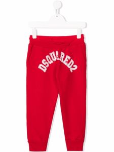 DSQUARED2 KIDS pantalon de jogging à logo imprimé - Rouge