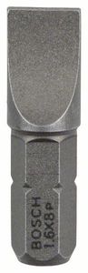 Bosch Accessoires Bit extra-hard S 1,6x8,0, 25 mm 3st - 2607001471