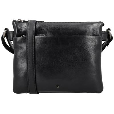 Vilenca Leren Schoudertas Nova Zwart