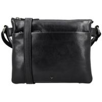 Vilenca Leren Schoudertas Nova Zwart