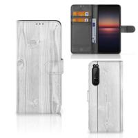 Sony Xperia 1 II | Book Style Case | White Wood Sony Xperia 1 II | Book Style Case | White Wood