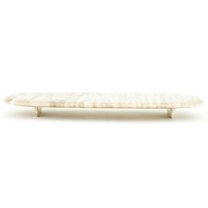 By-Boo Serveerplank Blanch Marmer, 70 x 23cm - Beige