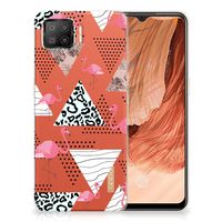 OPPO A73 4G TPU Hoesje Flamingo Triangle