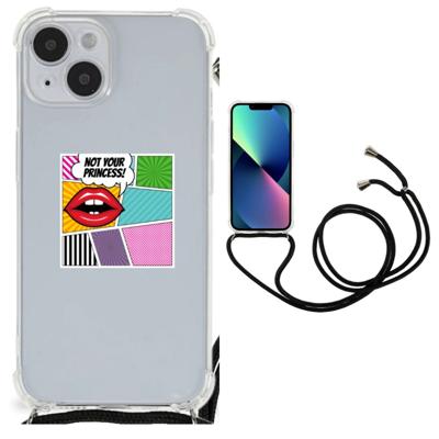iPhone 14 Plus Anti Shock Bumper Case Popart Princess iPhone 14 Plus Anti Shock Bumper Case Popart Princess