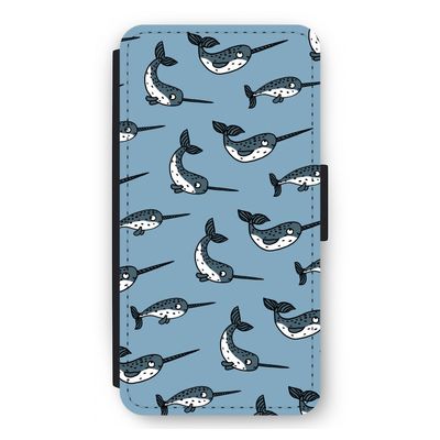 Narwhal: iPhone 11 Pro Max Flip Hoesje