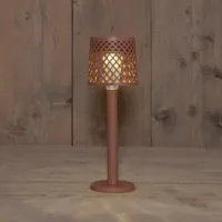 Anna's collection tafellamp solar 1led 25.5x9cm terra