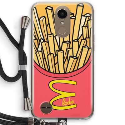 McElodie: LG K10 (2017) Transparant Hoesje met koord