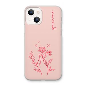 Giving Flowers: iPhone 13 mini Transparant Hoesje