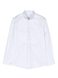 Paolo Pecora Kids chemise à plastron contrastant - Blanc