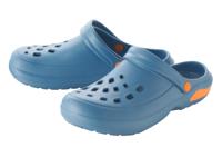 CRIVIT Heren clogs (Blauw/oranje, 42/43)